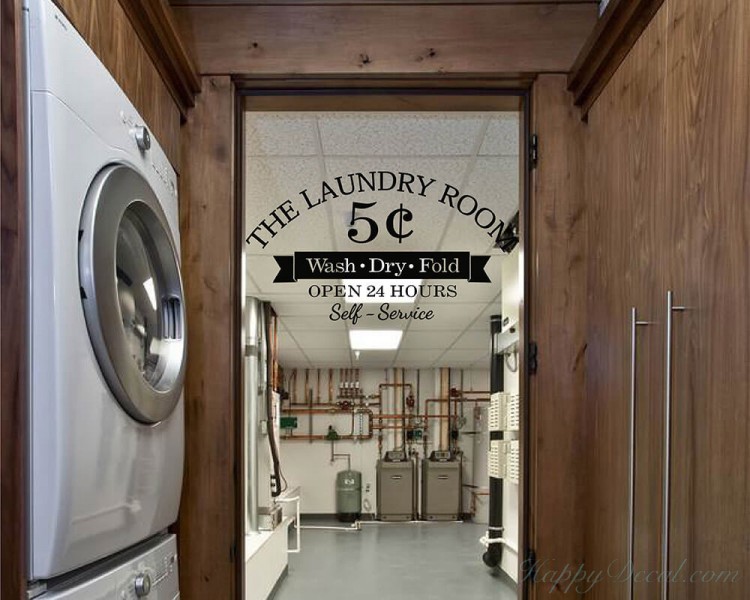Laundry Room Decal 